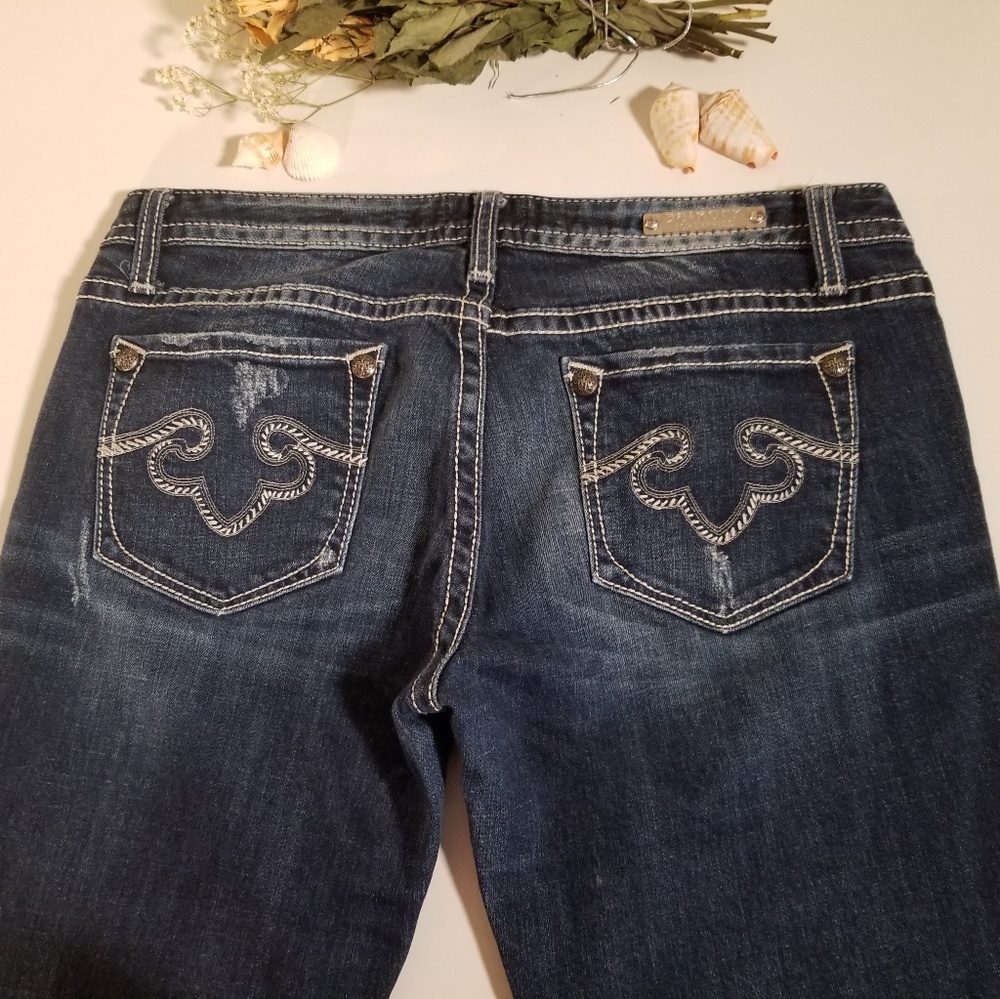 Rerock for Express Women's Jeans sz 12R Distressed